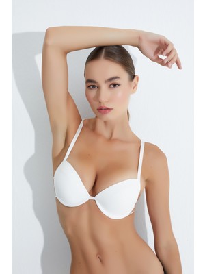 Hanuw Yağmur Desen Kol Kordon Dolgusuz Sütyen