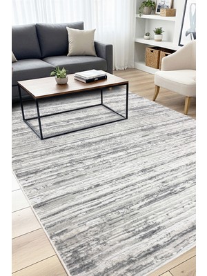 Lines Modern Dokuma Halı Salon Oturma Odası Mutfak Halısı Sık Dokulu Kalın Halı