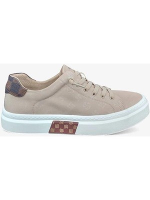 Bags Shoes Guja 25Y501 40/44 Erkek Monogram Desenli Sneaker Ayakkabı