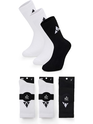 Mgc Spor 3'lü Dikişsiz Burunlu, Silikon Kaydırmaz Tabanlı, Spor Çorabı–(Koşu, Futbol, Basketbol, Tenis, Yoga, Plates, Fitnes)