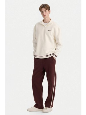 DeFacto Beli Bağcıklı Düz Paça Eşofman Altı G6725AX25WN