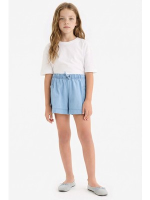 DeFacto Kız Çocuk Jean Şort B6574A825SM