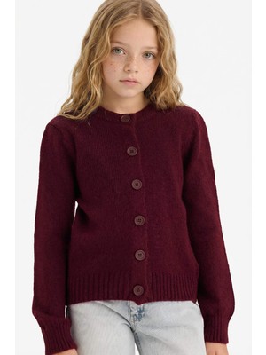 DeFacto Düğmeli Triko Hırka Kız Çocuk G5453A825WN