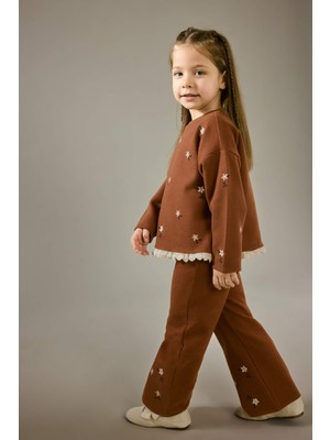 DeFacto Kız Bebek Wide Leg Beli Lastikli Çiçekli Pantolon G6842A525CW