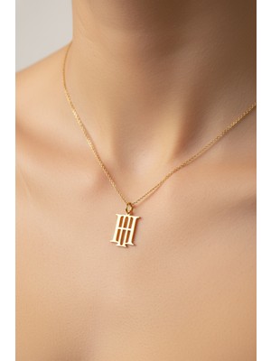 TabiTela 14 ayar altın kolye ucu H&H GM12012 0.5 gr