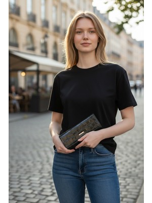 Yigitemirbags Black Crocodile Cüzdan