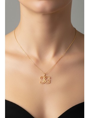 TabiTela 8 ayar altın kolye ucu G&S GM11835 1 gr