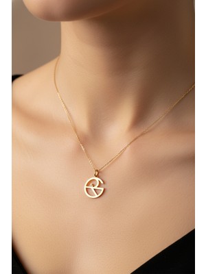 Tabitela 14 Ayar Altın Kolye Ucu G&r GM11815 1 gr