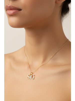 TabiTela 14 ayar altın kolye ucu G&S GM11845 0.5 gr