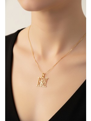 TabiTela 8 ayar altın kolye ucu H&H GM12020 0.5 gr