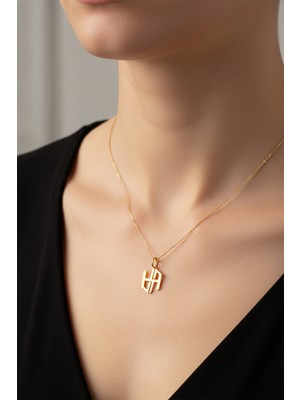 TabiTela 8 ayar altın kolye ucu H&H GM12011 0.5 gr