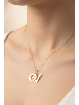 TabiTela 8 ayar altın kolye ucu G&V GM11905 0.5 gr