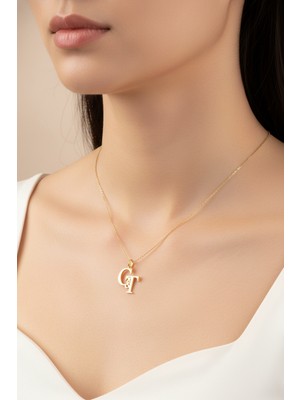 TabiTela 8 ayar altın kolye ucu G&T GM11854 1 gr