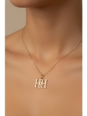 TabiTela 14 ayar altın kolye ucu H&H GM12017 0.5 gr