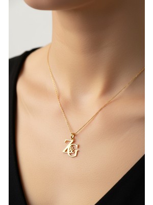 Tabitela 8 Ayar Altın Kolye Ucu G&z GM11996 0.5 gr