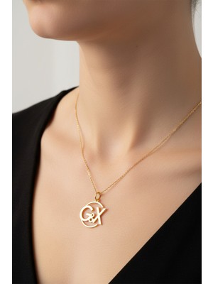 TabiTela 8 ayar altın kolye ucu G&X GM11960 0.5 gr