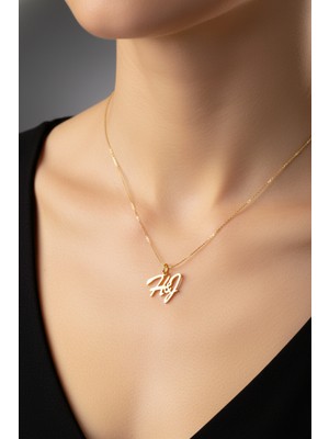 TabiTela 14 ayar altın kolye ucu H&J GM12046 0.5 gr