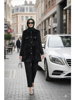 Endiva Tasarım Yelekli 3 Lü Takım