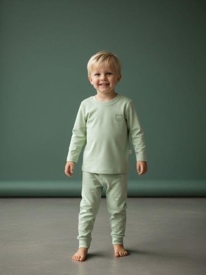 Zekids Erkek Çocuk Organik Pijama Takımı
