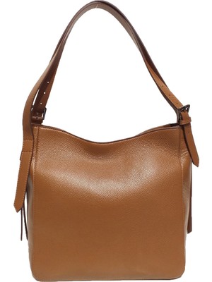 Atelier Terra Marea Callıon Taba Kahve | Hakiki Deri Kadın Tote Omuz Çantası