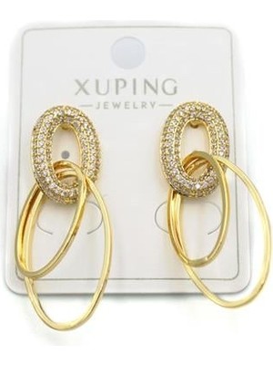 Royaleks Halkalı Küpe - Altın