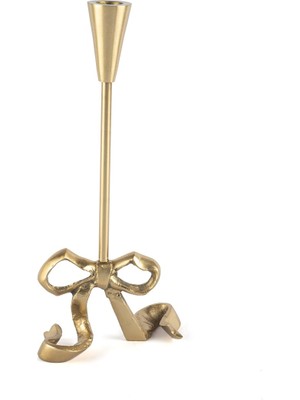 Mikasa Moor Eskıtme Gold Fıyonk Mumluk 33X16CM