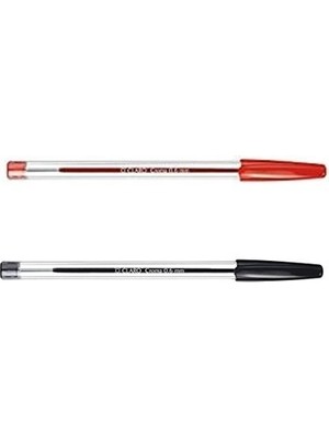 Claro Croma Tükenmez Kalem 0.6 mm Kırmızı 5 Li - 4 Paket (20 Adet)