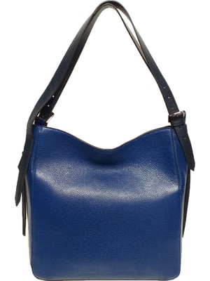 Atelier Terra Marea Callıon Mavi | Hakiki Deri Kadın Tote Omuz Çantası