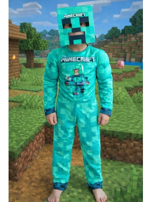 Milays Kaslı Karakter Kostümü Kas Içleri Elyaf Dolgulu