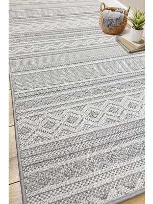 Leon Bukle Sisal Yolluk Dokuma Halı Naturel Jüt Kilim Mutfak Halısı Koridor Antre