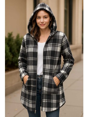 Tenra Kadın Uzun Polar Hırka Geniş Kalıp