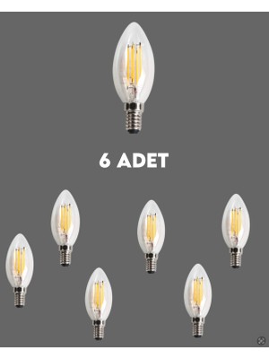 Cata Aygün 7 Watt Şeffaf LED Ampul E14 Duylu CT-4063 3200K Gün Işığı