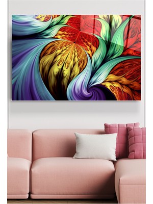 Marsilyan Soyut Cam Tablo, Dekoratif Cam Tablo