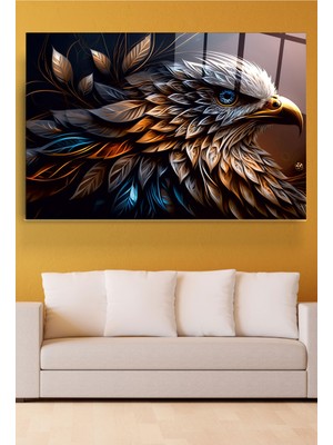 Marsilyan Kartal Cam Tablo, Dekoratif Cam Tablo