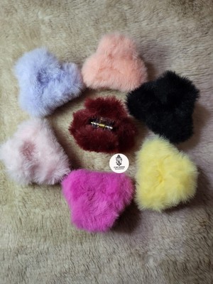 Can Shine Accessories Küçük Peluş Mandal Toka - 1 Adet