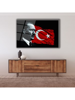 Marsilyan Atatürk ve Askerlerimiz Cam Tablo