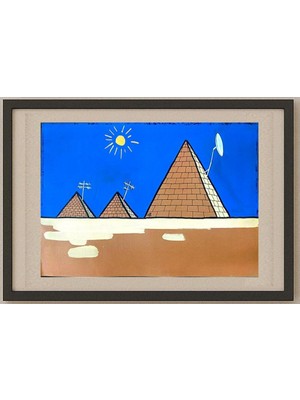 Karikatural Sichenko Sergey 29X21CM Orijinal Karikatür Tablo