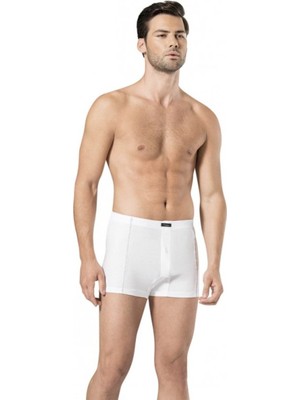 Pierre Cardin 4'lü Erkek %100 Pamuk Boxer Beyaz – Klasik Günlük Iç Giyim