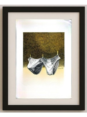 Karikatural Miadzynarodowa Wystawa 33X21CM Orijinal Karikatür Tablo