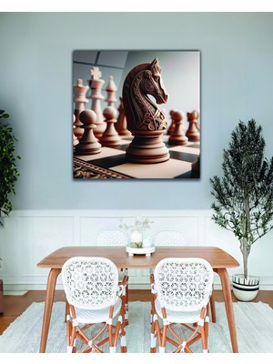 Marsilyan Hz. Muhammed Yazısı Kare Cam Tablo