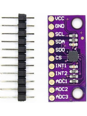 Alkatronik LIS3DSH Ivme Ölçer Sensör Modülü 3 Eksen 16 Bit Adc I2C Spi Gömülü Fsm Yön Pozisyon Dönme Eğim Harek
