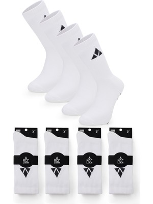 Mgc Spor 4'lü Dikişsiz Burunlu, Silikon Kaydırmaz Tabanlı, Spor Çorabı–(Koşu, Futbol, Basketbol, Tenis, Yoga, Plates, Fitnes)
