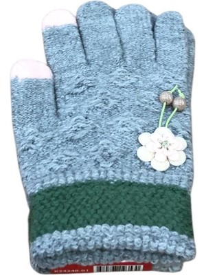 Kitti 9-15 Yaş Kız Çocuk Örme Eldiven K24240-01
