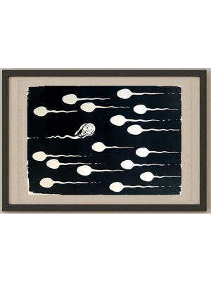 Karikatural Yuri Ochakovski 29X21CM Orijinal Karikatür Tablo