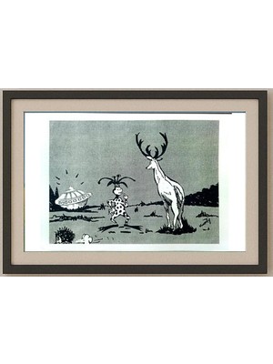 Karikatural Unknown 29X21CM Orijinal Karikatür Tablo