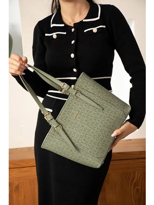 Just Polo Kadın Büyük Boy Su Geçirmez Ayarlanabilir Askılı Lüks El Çantası