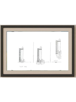 Karikatural Hamid Reza Azizy 43X30CM Orijinal Karikatür Tablo