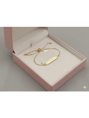 ForgeBox Kişiye Özel Isimli Paslanmaz Çelik Bileklik | Lazer Kazıma | Ayarlanabilir Şık Tasarım