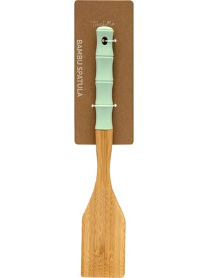 Touch Me Silikon Saplı Ahşap Spatula 2 Adet