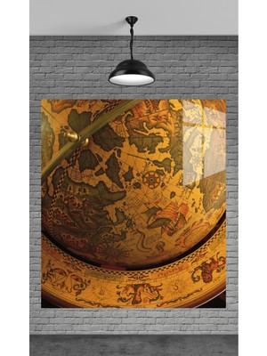 Marsilyan Muhteşem Eski Dünya Temperli Cam Üzerine Tablo Sevgilinize Yılbaşı Hediye